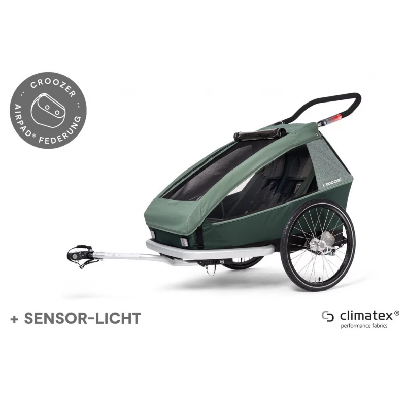 Croozer VAAYA 2 JUNGLE GREEN - Image 7