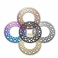 Unbranded Or Rose 56 Dents Vélo Pliant 56t Chainring Road Bike Dents Négatives Single Chainring, Rose Gold Zf1817