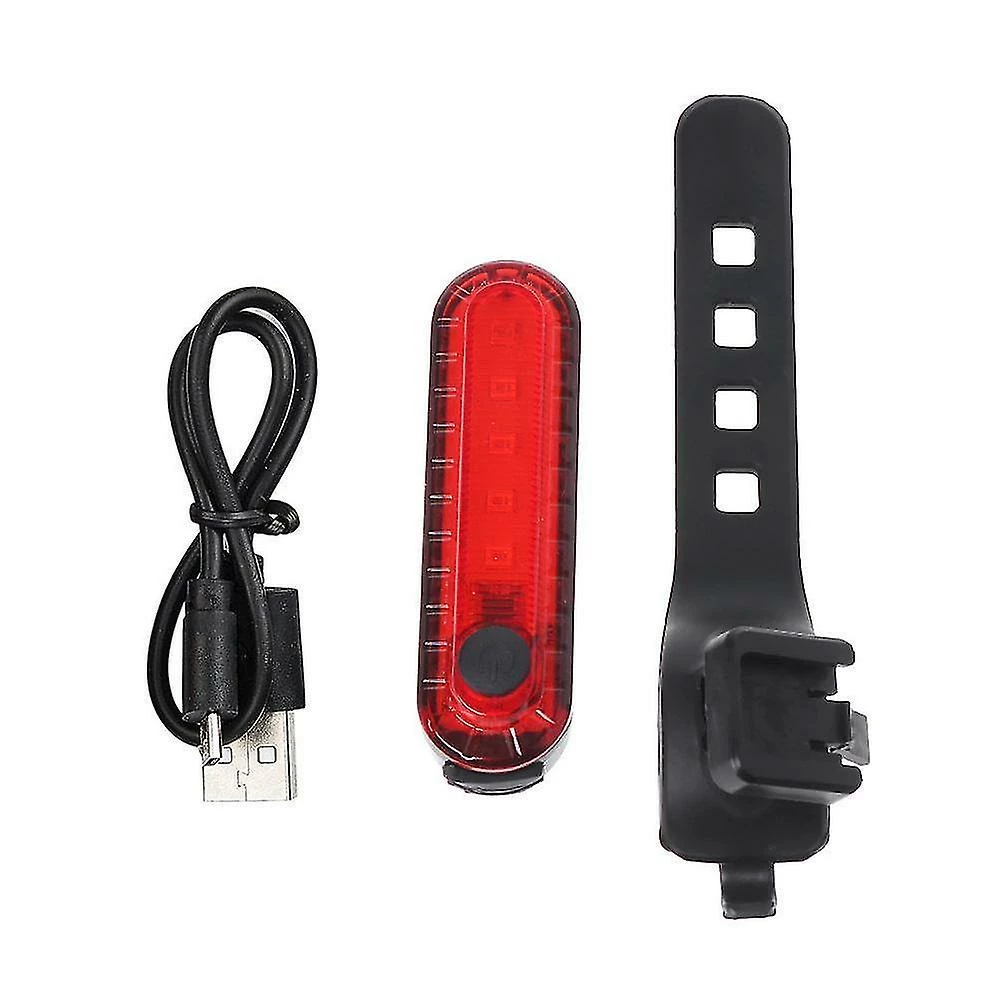 Unbranded 2pcs Usb Rechargeable Led Bike Tail Light (Rouge Light) - Image 3