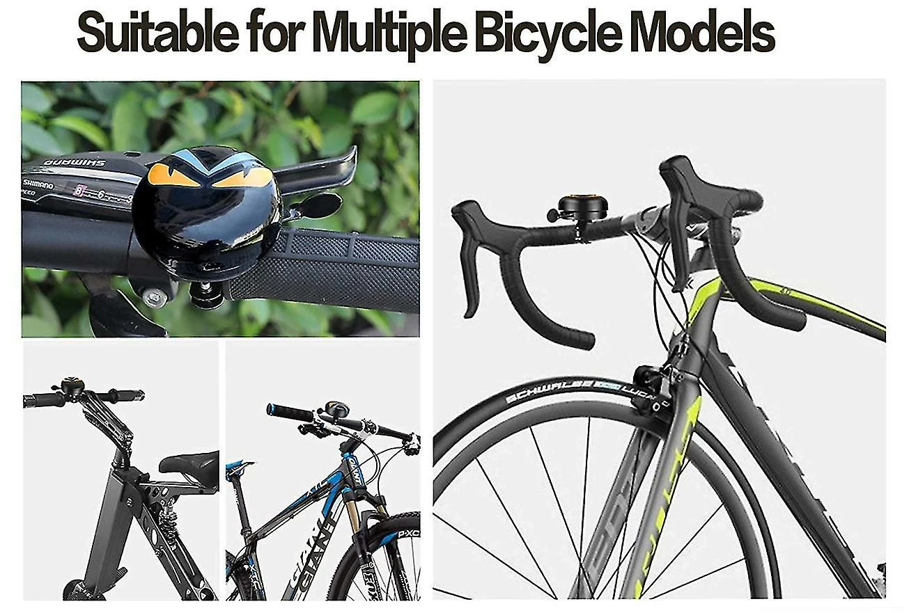 Unbranded Premium Bike Bell, Loud Crisp Clear Sound Bicycle Bell Pour Vélo De Route, VTT, Vélo De Ville, Vélo De Sport, Vélo Pour Enfants (noir) – Image 4