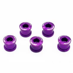 Unbranded 5pcs / Set 4.9mm / 6.5mm Bicycle Chainwheel Screw Thread Anti-corrosion Aluminium Alloy Mountain Bike Colorful Chainring Bolts For Cycling