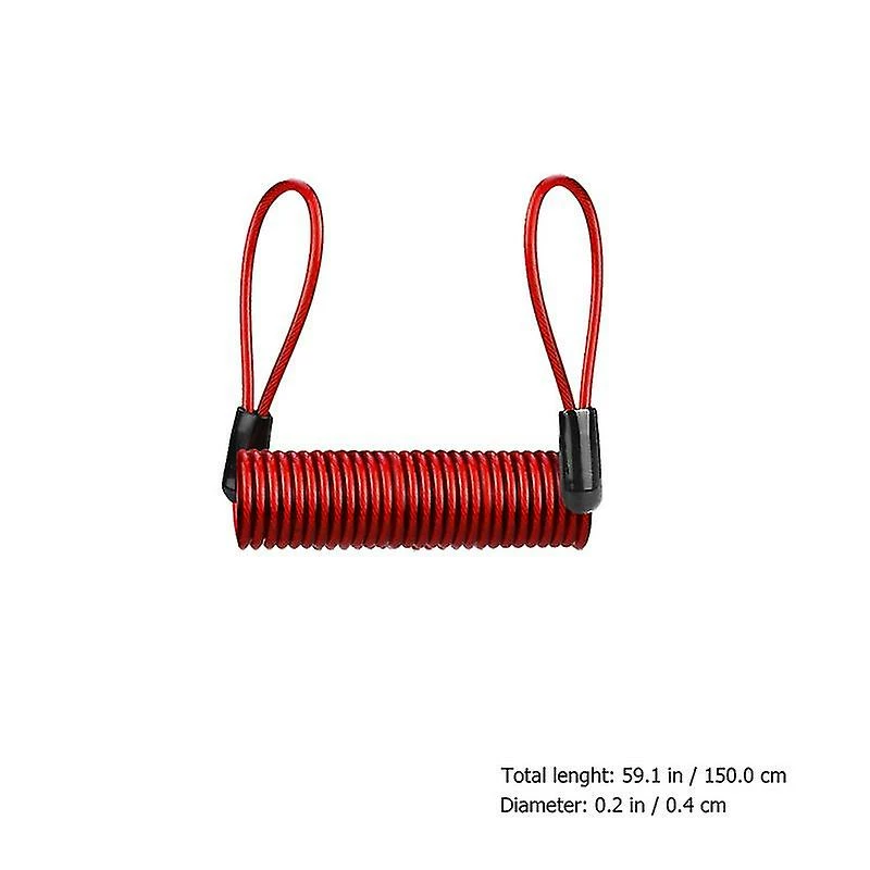 Unbranded 4pcs Disc Lock Cable Steel Wire Lock Cable Rappel Cable Bike Accessoires - Image 3