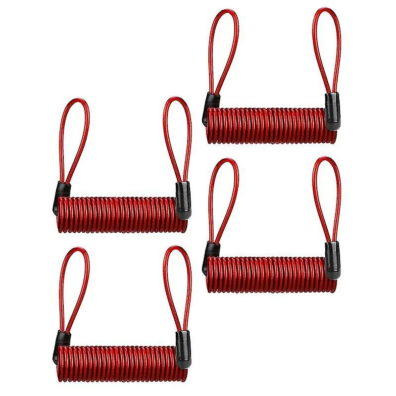 Unbranded 4pcs Disc Lock Cable Steel Wire Lock Cable Rappel Cable Bike Accessoires - Image 5