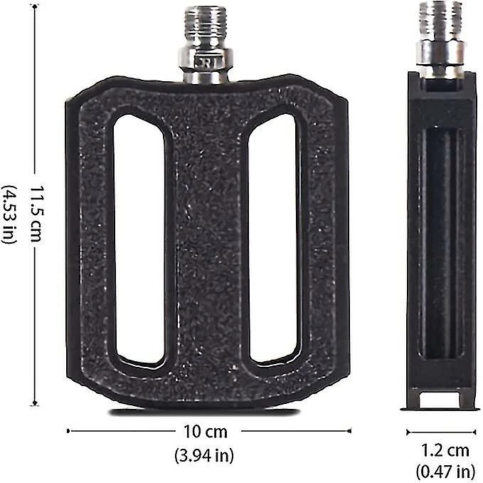 Unbranded Pédales De Vélo De Montagne En Alliage D’aluminium, 9/16 Pouces Pédales De Vélo Antidérapantes Pour Road City Bmx VTT Bike - Image 2