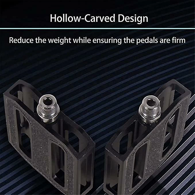 Unbranded Pédales De Vélo De Montagne En Alliage D’aluminium, 9/16 Pouces Pédales De Vélo Antidérapantes Pour Road City Bmx VTT Bike - Image 3