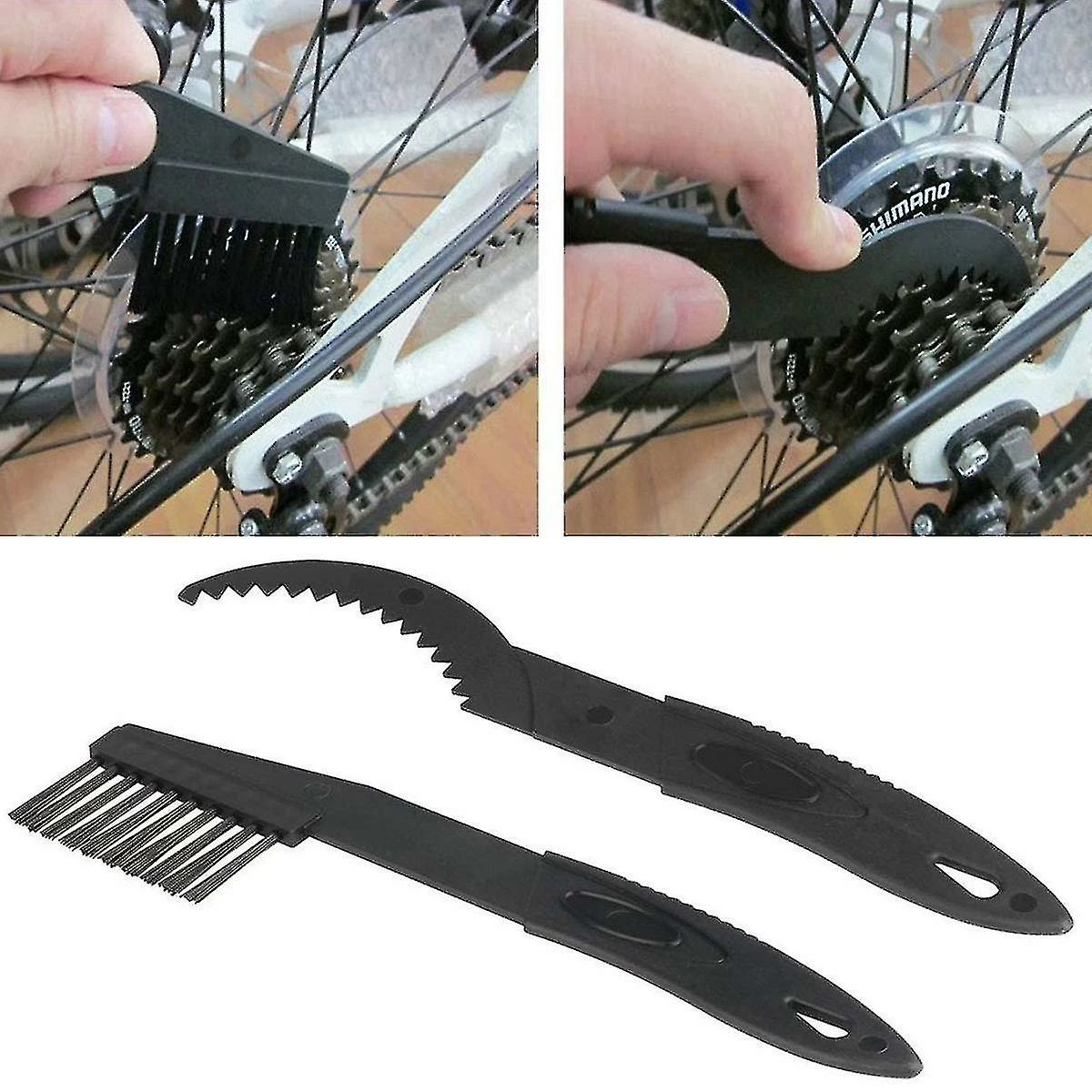 Unbranded Bike Chain Cleaner Nettoyage Scrubber Brush Kits, 4pcs / Set - Image 2