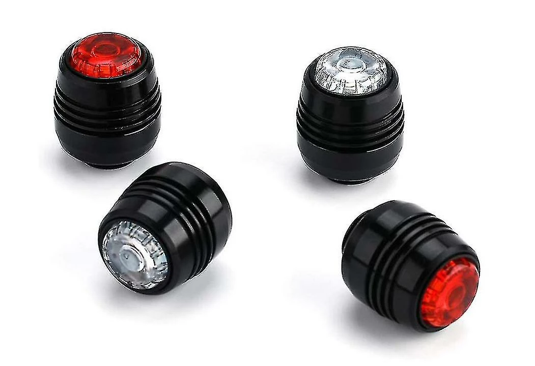 Unbranded 4pcs Skateboard Lights Pour Night Riding Bike Lights Usb Rechargeable Night – Image 2