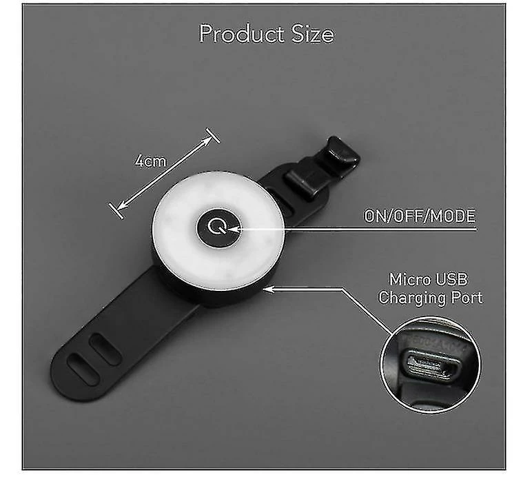 Unbranded Led Bike Light Clignotant Feu Arrière Lumière Rouge Puissant 5 Modes D’éclairage - Image 3