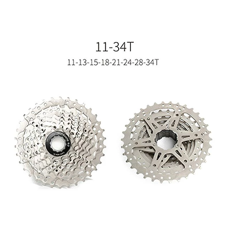 Unbranded 8 Speed Mountain Bike Cassette 11-46t Roue Libre Chainwheel Bicycle Parts Pour La Route