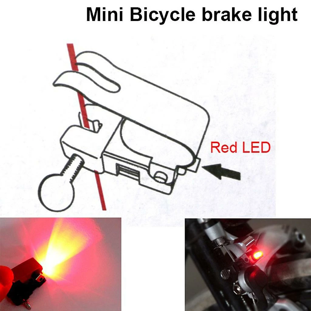 Unbranded Bike Nano Brake Red Lights Safe Led Indicateur Lumière Haute Luminosité Lampe - Image 5
