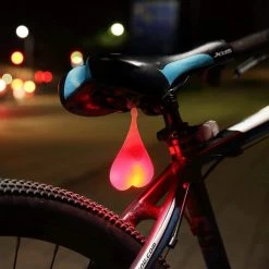 Ersam Bike Tail Ball Bike Light, Creative Silicone Cycling Night Safety Warning Lights