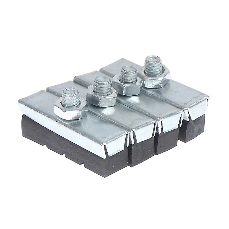 Unbranded 4pcs Vintage Bike Brake Blocks Pour Classic Bike Cycle Bicycle Cycling Caliper V-brake Pads Braking Shoes Holder Hot