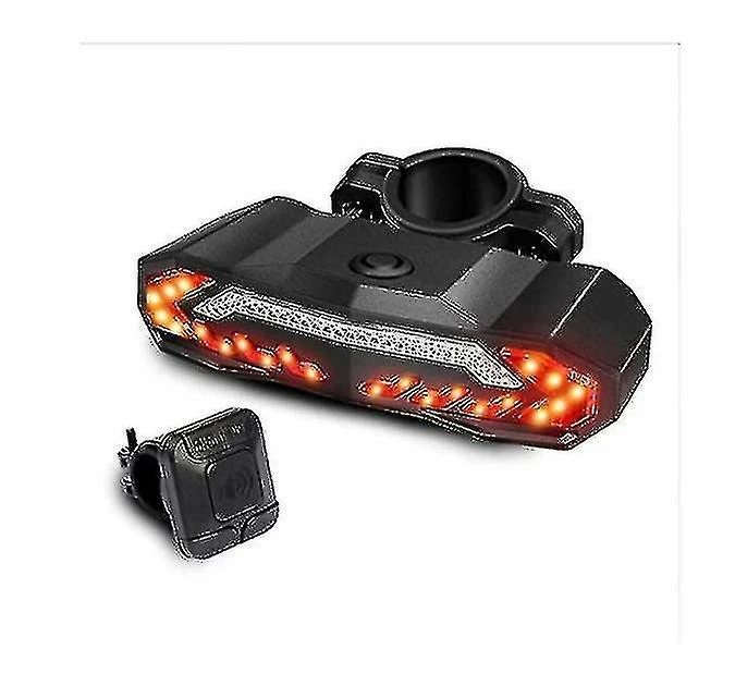 Unbranded Feu Arrière De Vélo étanche Avec Télécommande Ultra Lumineux Arrière Lumière De Vélo Usb Rechargeable Bike Tail Li