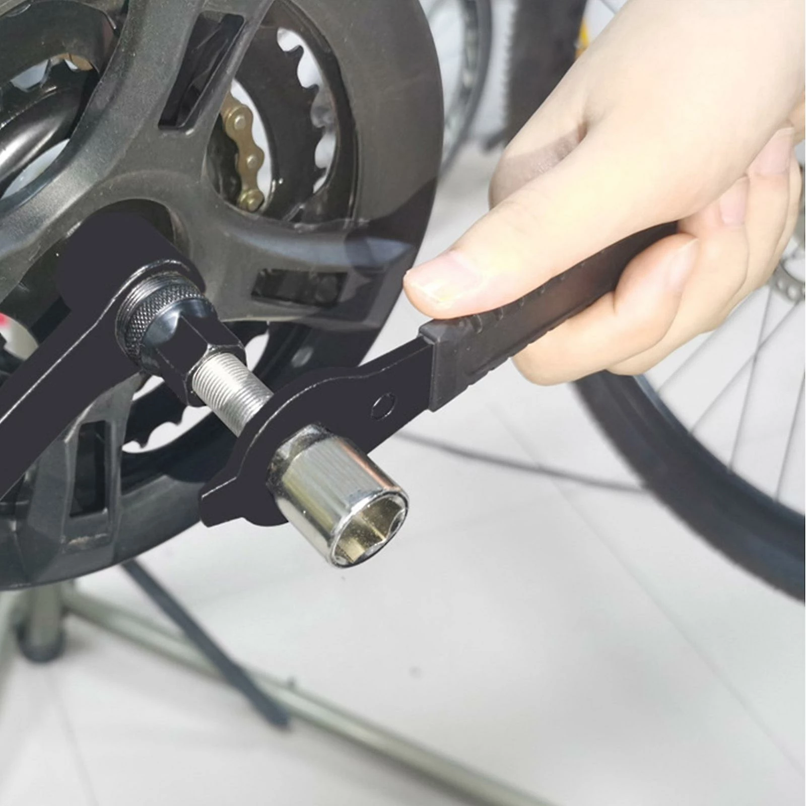 Unbranded Facile Bicycle Crank Arm Removal Tool Bike Crank Extractor Puller Remover - Image 2