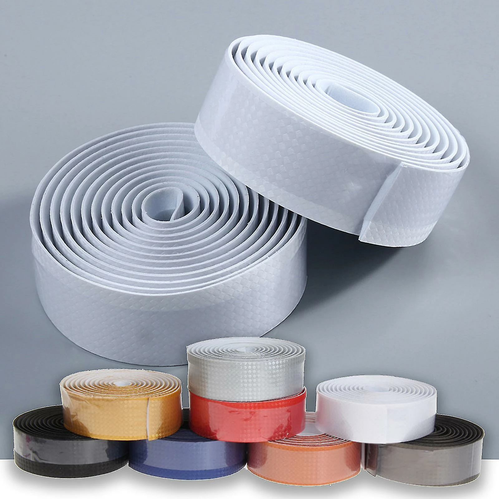 Tiny-witch Bleu 2pcs Road Bike Guidon Motif Bandes Fournitures De Cyclisme - Image 2