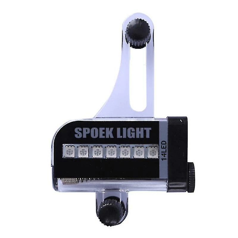 Tiny-witch A02 Bike Spoke Light Diy Tire Light Avec Multi Color 14 Led 30 Patterns Capteur Imperméable à L’eau Pour La Décoration De Vélo Sans Batterie