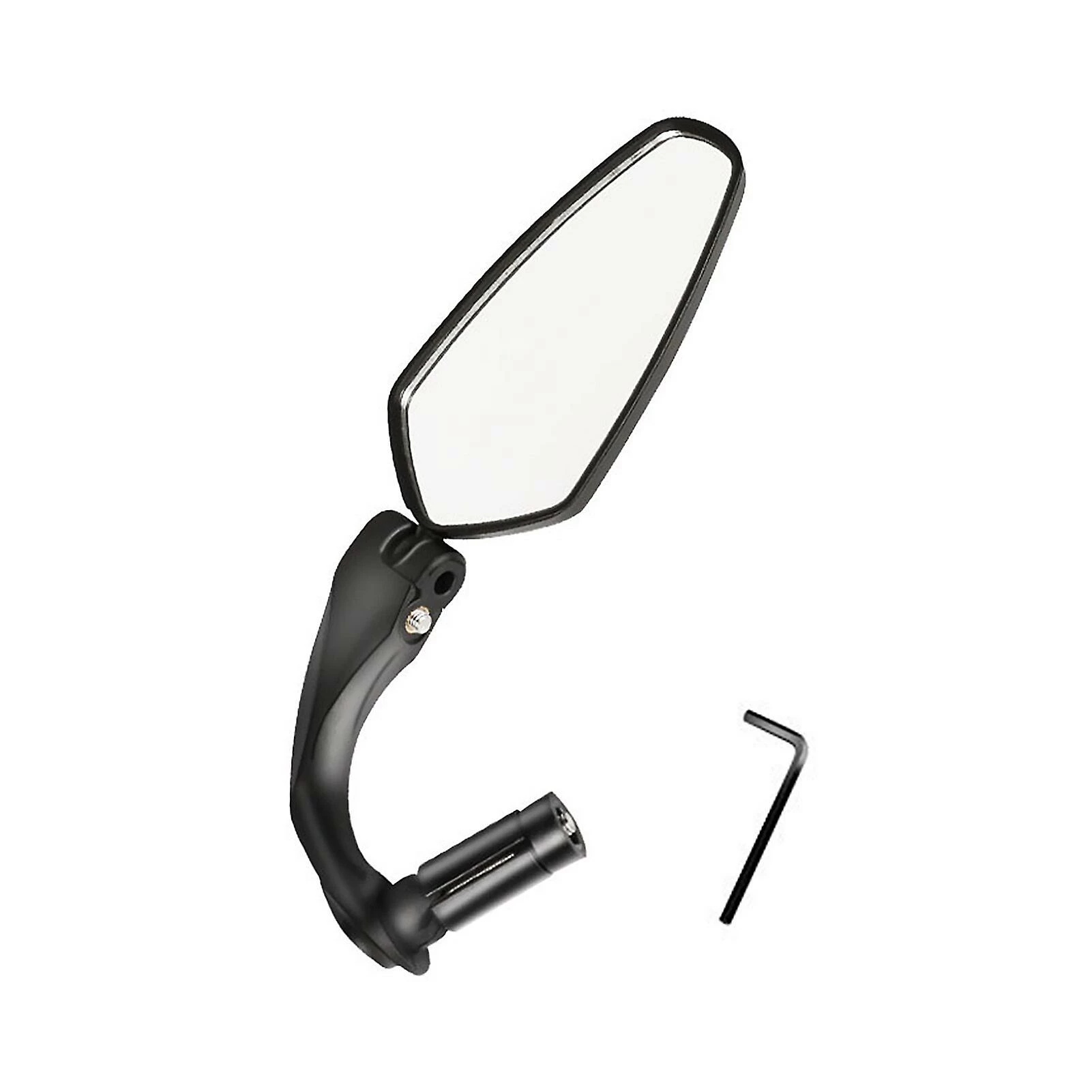 Unbranded 1pc Rotation Base Clear View Riding Bike Rearview Mirror Cycling Back Sight Grand Angle Guidon Monté Avec Accessoires De Clé