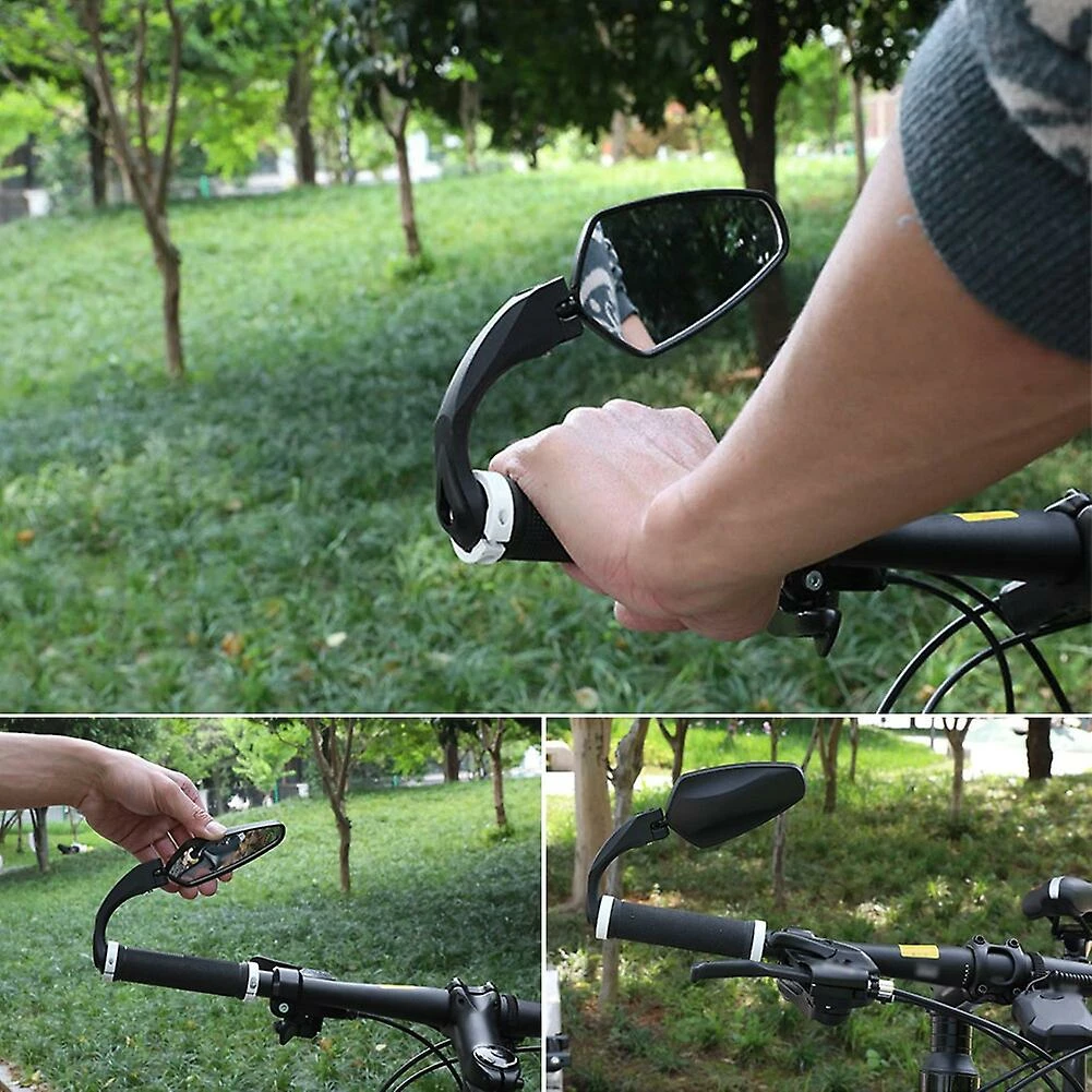 Unbranded 1pc Rotation Base Clear View Riding Bike Rearview Mirror Cycling Back Sight Grand Angle Guidon Monté Avec Accessoires De Clé - Image 5
