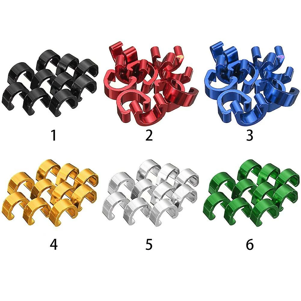 Unbranded Câble De Vélo C-clips Boucle Mtb Bmx Road Bike Brake Cable Deducation C-clip Boucle Pince Dérailleur Shift Câble Logement Tuyau - Image 5