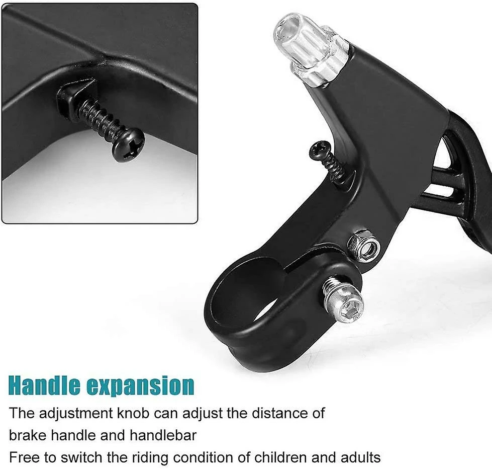 Unbranded Poignée De Frein De Vélo Mountain Road Bike Levier De Frein Guidon Freins Universels Pour Vélos - Image 3