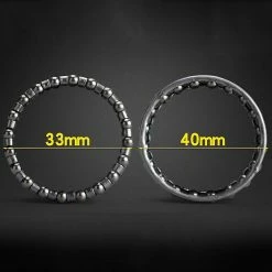 Unbranded 2 Pcs Vélo Vélo 1 18 Casque Cage Roulement à Billes Course Casque Cyclisme Roulement Mountain Road Bike Casque Retainer Bearing