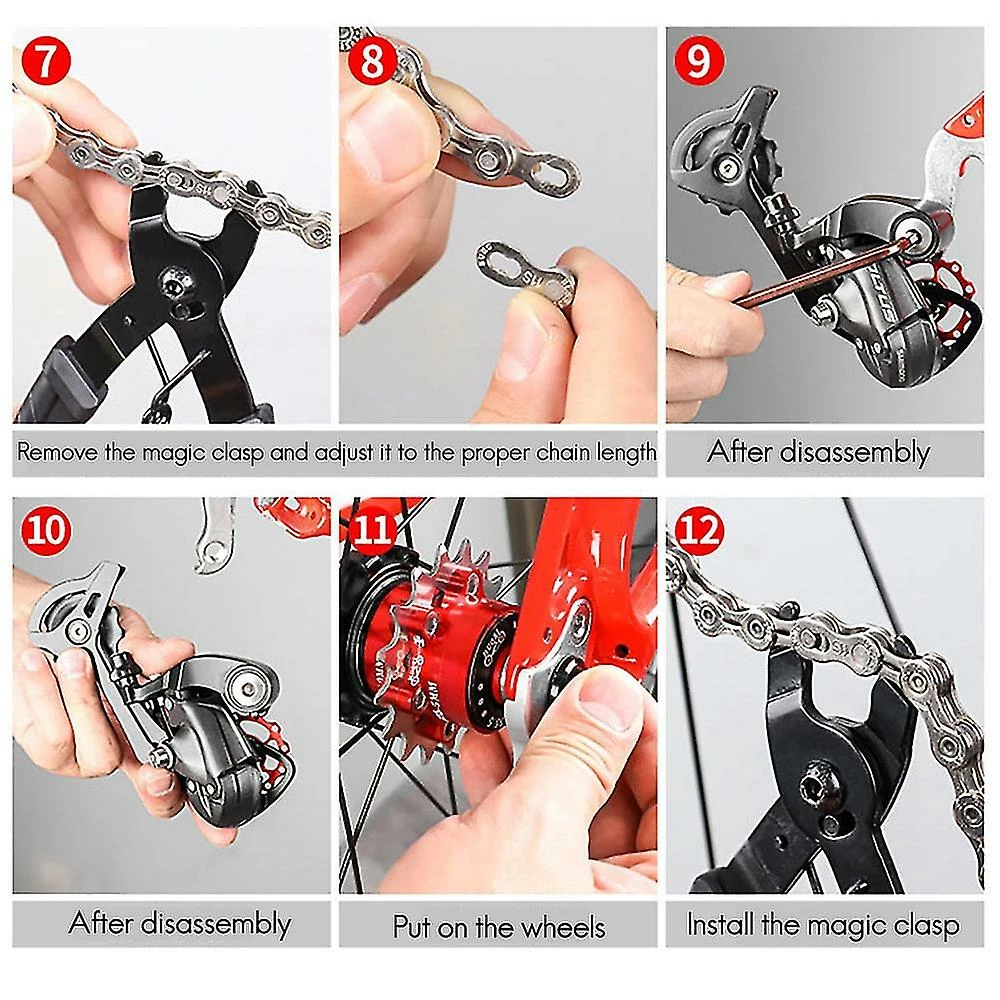 Unbranded Kit De Conversion De Vélo Compatable 18t Single Speed Cassette Cog And Chain Tensioner Bike Kits Noir - Image 5