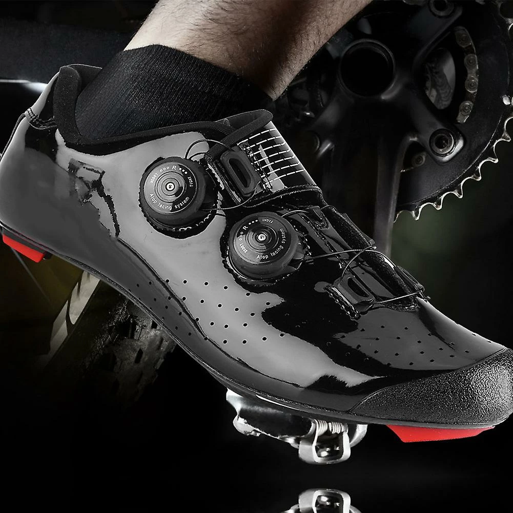 Gegong Boodun Fibre De Carbone Road Cycling Bike Bicycle Shoes Respirant Athletic Racing Shoe(42) - Image 2