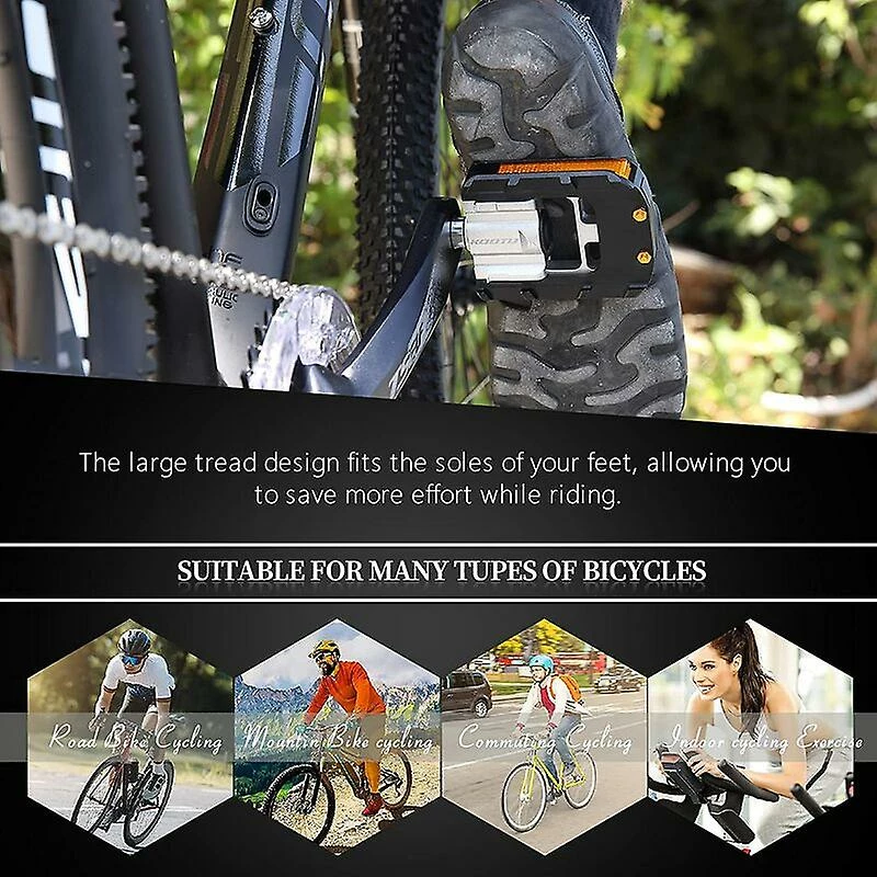 Unbranded Vélo à Pédale Pliable Pédale Pliable Vélo De Montagne En Alliage D’aluminium Pédale De Vélo De Montagne Accessoires Pliables Pedal Bike Pièces Pliables - Image 5