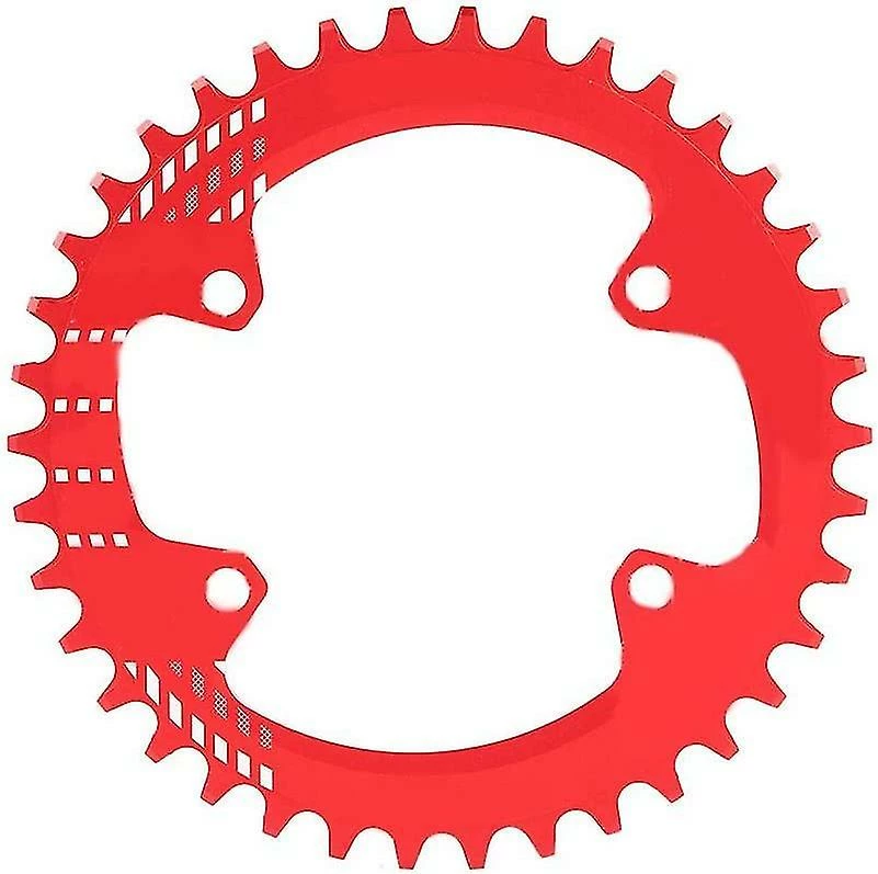 Unbranded Keenso Bicycle Chainring Alliage D’aluminium 32343638t Bcd 96mm Narrow Wide Bike Chainring Single Crank Bicycle Chain Ring Pour M6000m7000 M8000 M9000