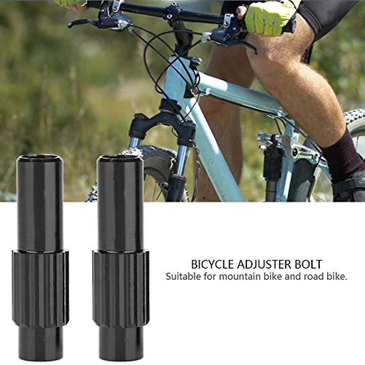 Unbranded Cable Adjuster Bike Brake Cable Gear Shifter Connector Ycle Cable Adjusters Ycle Cable Tip End Crimp 1 Paire Bike Derailleur Shifter Connector Adjuster - Image 2