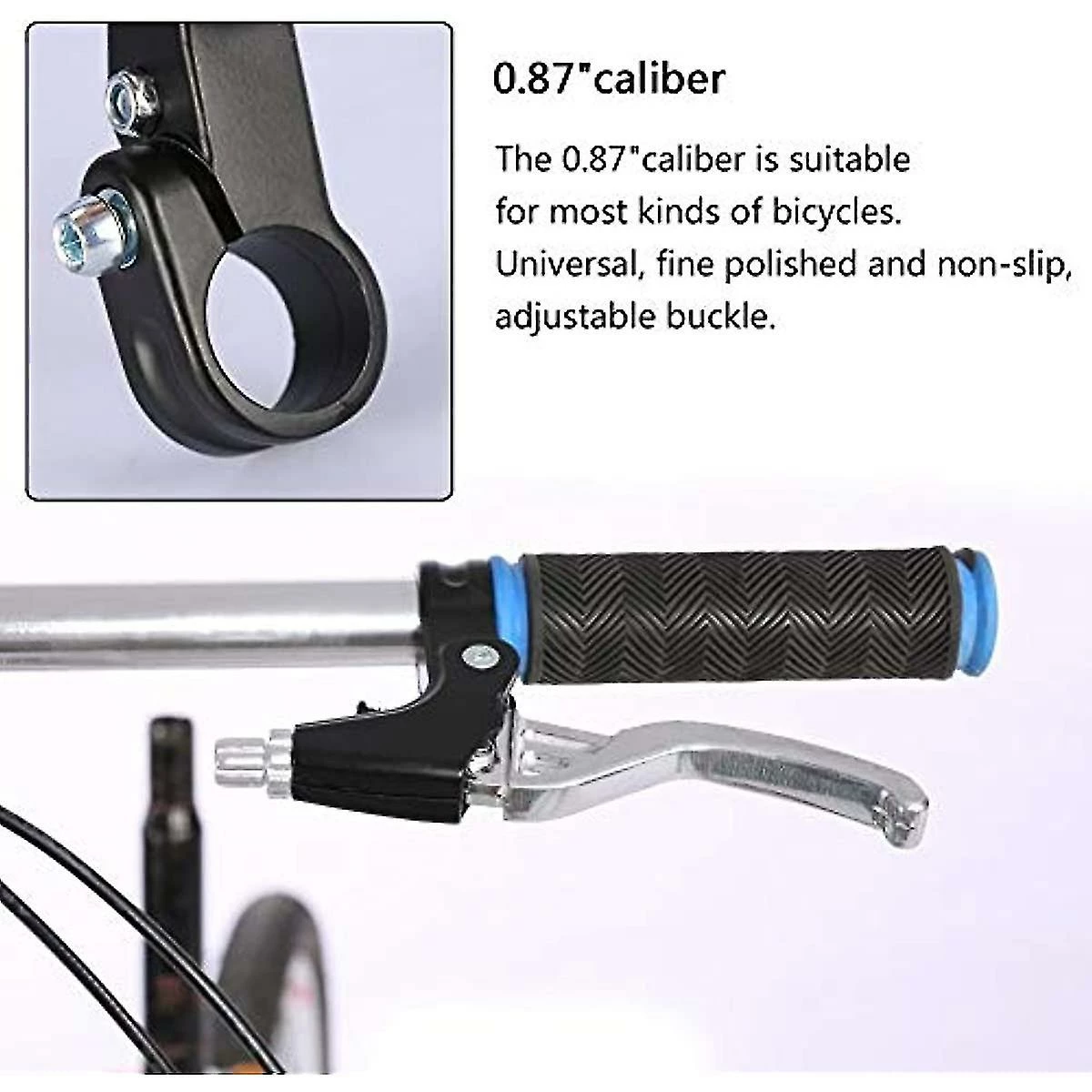 Unbranded 1paire Ycle Brake Levers Hand Brakes Remplacement Pour Ycles Bike Aluminium Alloy Mtb Bike Ycle Cycling Brake Level Poignées (argent) - Image 4