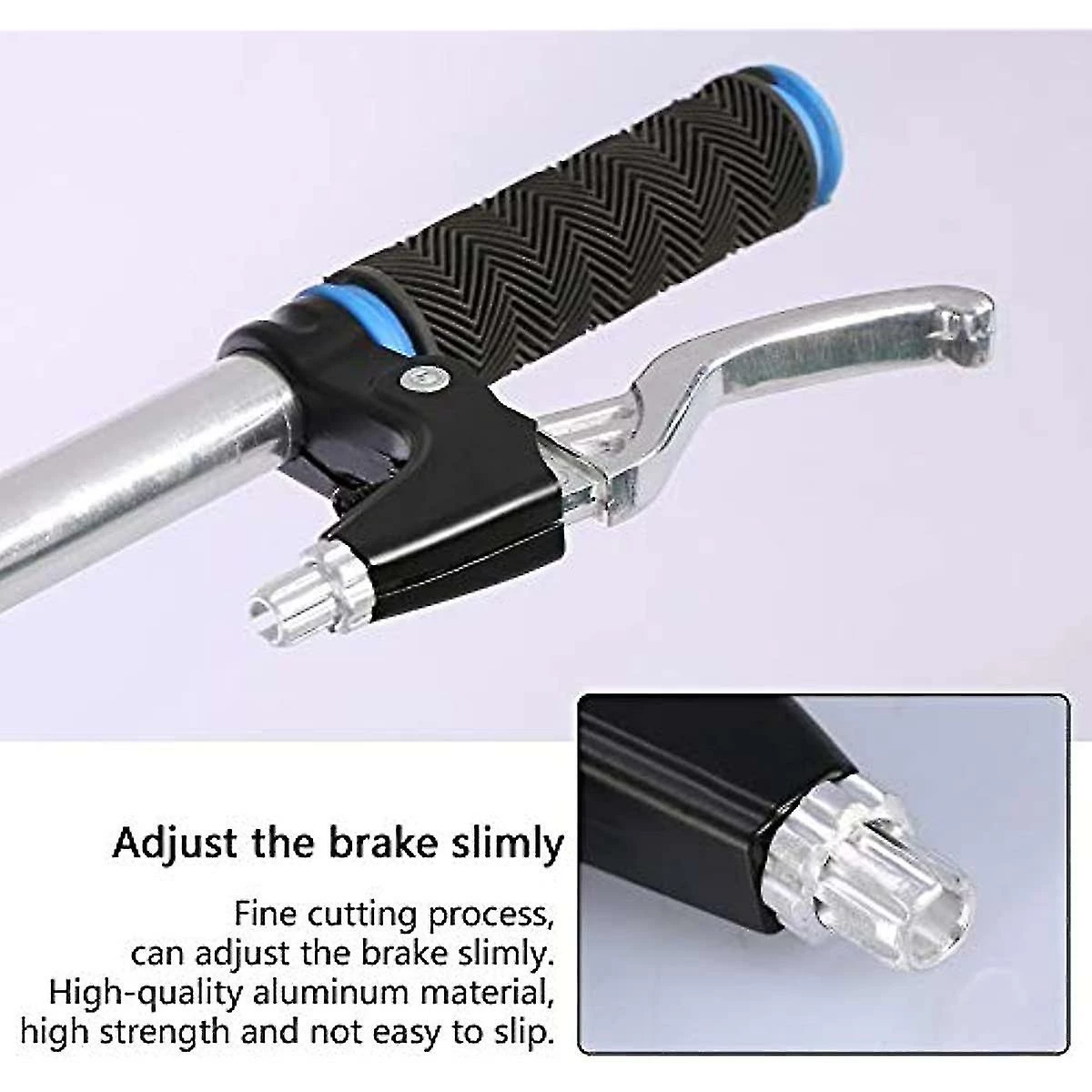 Unbranded 1paire Ycle Brake Levers Hand Brakes Remplacement Pour Ycles Bike Aluminium Alloy Mtb Bike Ycle Cycling Brake Level Poignées (argent) - Image 5