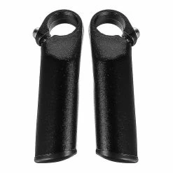 Unbranded 1 Paire Durable Bike Vice Guidon En Alliage D’aluminium Guidon Auxiliaire (noir)