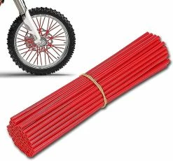 Unbranded 72 Pièces Bike Spoke Covers Spoke Skins Spoke Wheel Rims Motocross Overall Gift