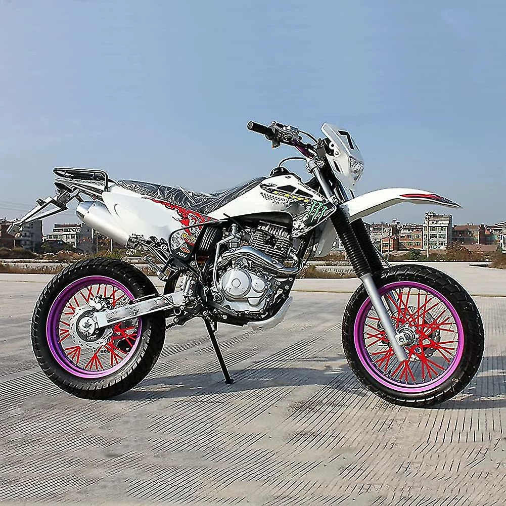 Unbranded 72 Pièces Bike Spoke Covers Spoke Skins Spoke Wheel Rims Motocross Overall Gift – Image 5