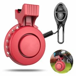 Unbranded 1 Pcs Electric Bike Horn 120 Db Cyclisme Vélo Scooter Horn 4 Modes Sonores Avec Batterie Rechargeable Accessoires De Vélo Imperméables à L’eau Pour Les Enfants