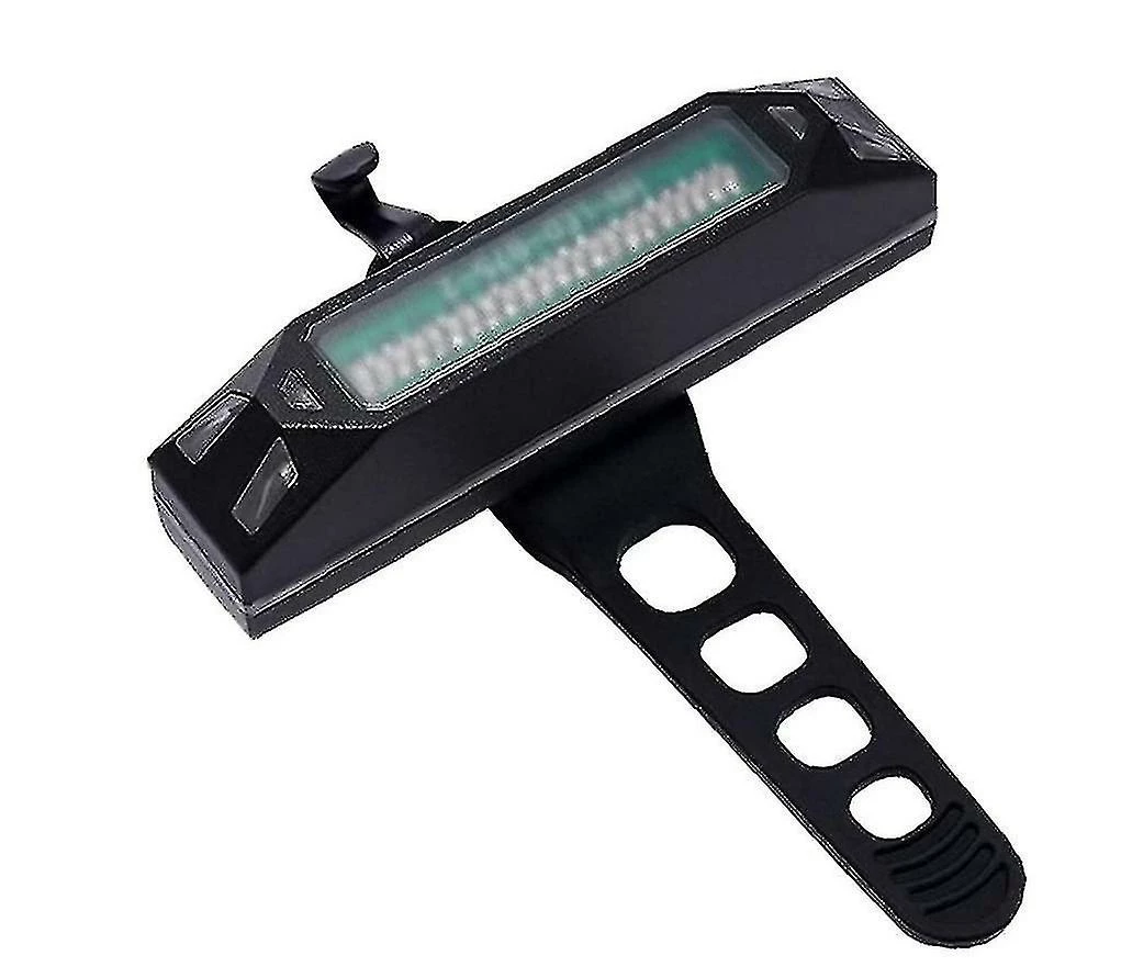 Unbranded Sajy Bicycle Tail Light Bike Brake Warning Tail Light Usb Rechargeable Induction Brake Lamp Accessoires De Vélo Avec Une Seule Couleur De Lumière (noir)