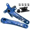Unbranded 2pcs Bolany Bicycle Crank Arm Haute Compatibilité Vibrant Color Bike Accessoires Fixed Gear Bike Biels For Bike