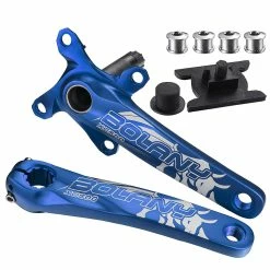 Unbranded 2pcs Bolany Bicycle Crank Arm Haute Compatibilité Vibrant Color Bike Accessoires Fixed Gear Bike Biels For Bike