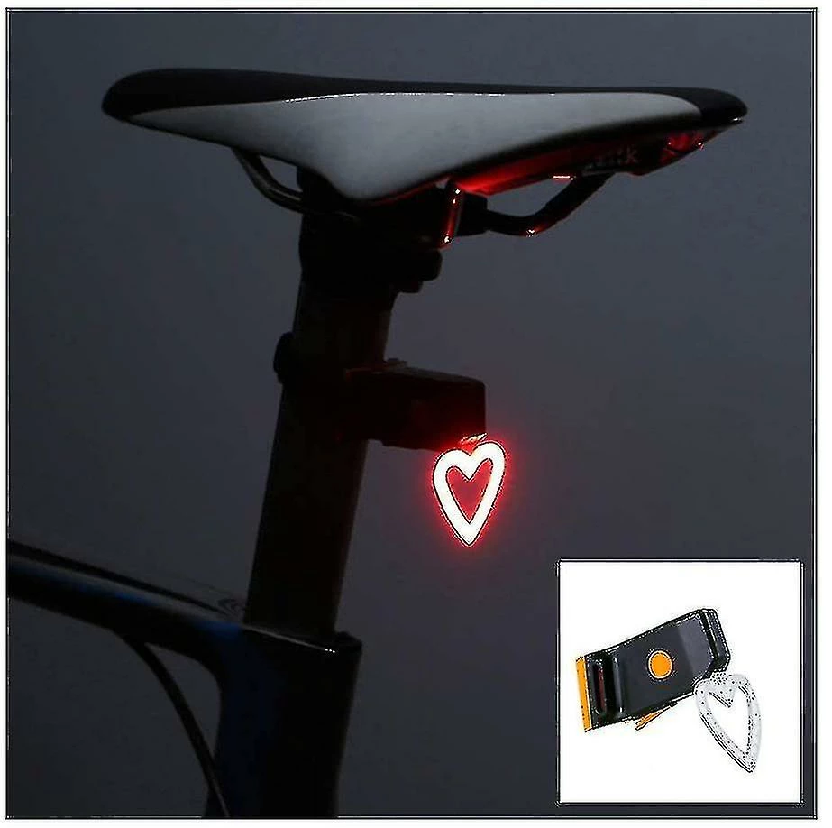Unbranded Accessoires De Vélo Multi Modes D’éclairage Bicycle Light Usb Charge Led Bike Light Flash Feux Arrière Pour Les Montagnes Tige De Selle De Vélo Noir - Image 4