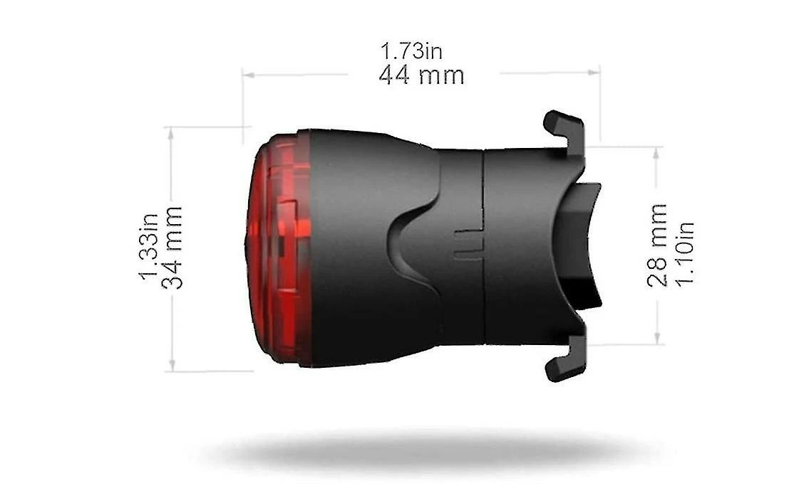 Unbranded Chronus Bicycle Taillight, Smart Bike Induction Auto Start Stop Ultra Bright Light Accessoires Arrière étanches Noir Pour Cyclisme VTT Vélo De Route (noir) - Image 2
