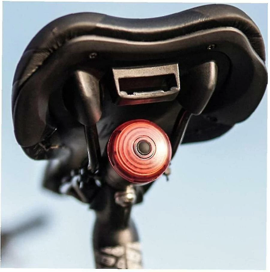 Unbranded Chronus Bicycle Taillight, Smart Bike Induction Auto Start Stop Ultra Bright Light Accessoires Arrière étanches Noir Pour Cyclisme VTT Vélo De Route (noir) - Image 3