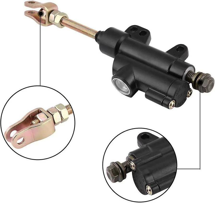 Unbranded Frein Arrière Maître-cylindre, Universal Pit Bike Frein Arrière Maître-cylindre Moto Mât Hydraulique - Image 4