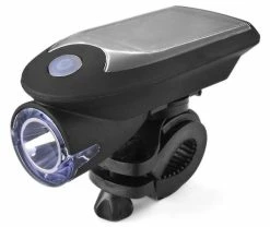 Unbranded Solar Bike Light Set, Usb Rechargeable Front Light Bicycle Waterproof Solar Headlight And Solar Bike Taillight, Front Light And Rear Light With 2 Moun