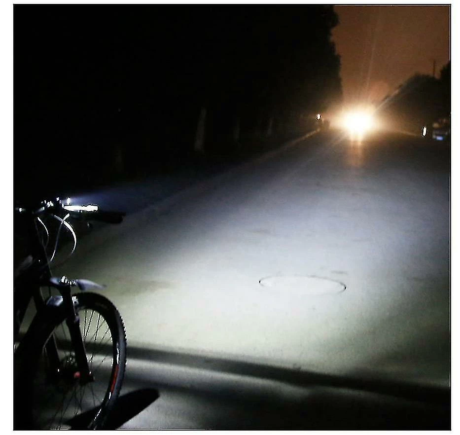 Unbranded Usb Rechargeable étanche Led Bike Lights Set Super Bright Lampe De Poche Lam - Image 2