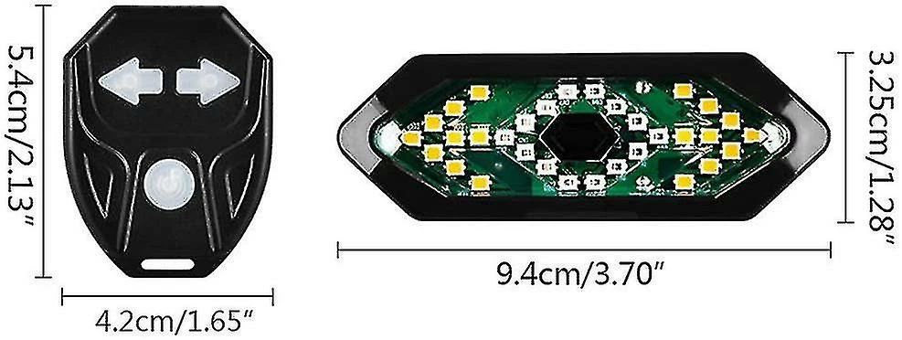 Unbranded Feu Arrière De Vélo Usb Clignotants Rechargeables Smart Wireless Remote Control Bike Feu Arrière – Image 3