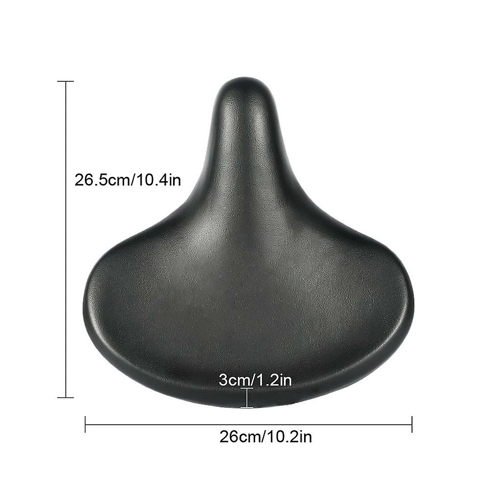 Unbranded Mountain Bike Reflective Tape Bicycle Seat Shock Absorber Extra Wide Big Pad - Image 3