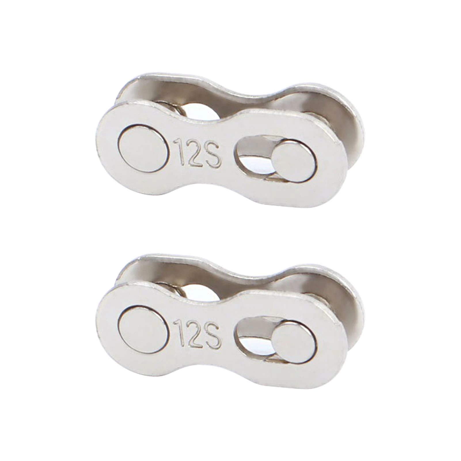 Farfi 1pair Bicycle Chain Buckle Electroplating Anti-rouille Lightweight Bike Chain Guide Fixer Pour Le Cyclisme