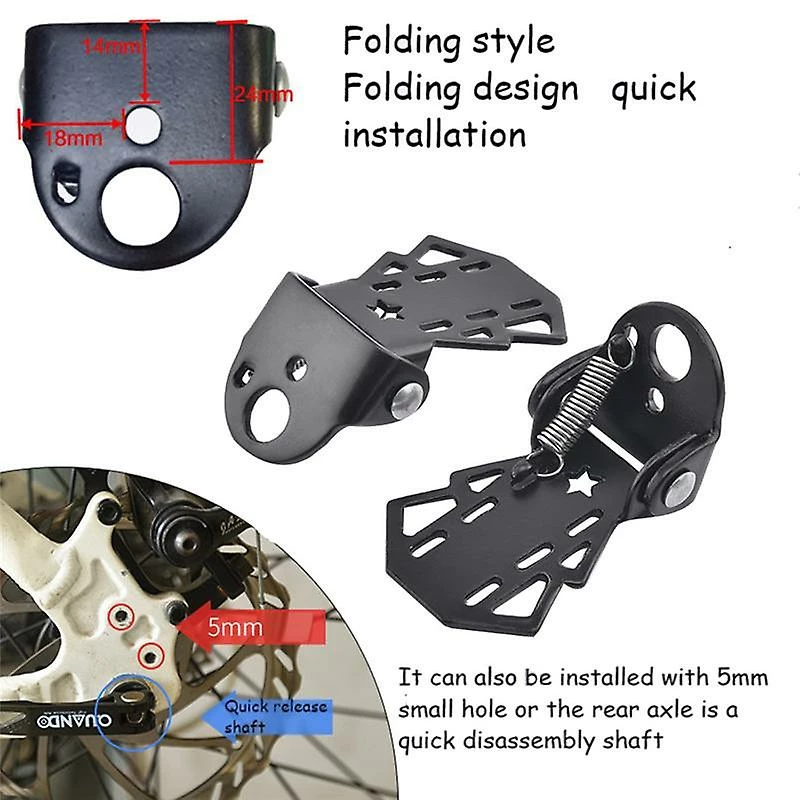 Unbranded Vélo Pédale Arrière Vélo De Montagne Roue Arrière Manned Foot Bike Accessoires-a - Image 3