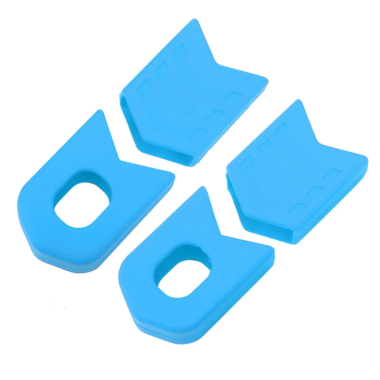 Unbranded 4pcs Mtb Road Bike Crank Arm Protector Cover Crankset Cap Protector Silicone Crank Boots - Image 3